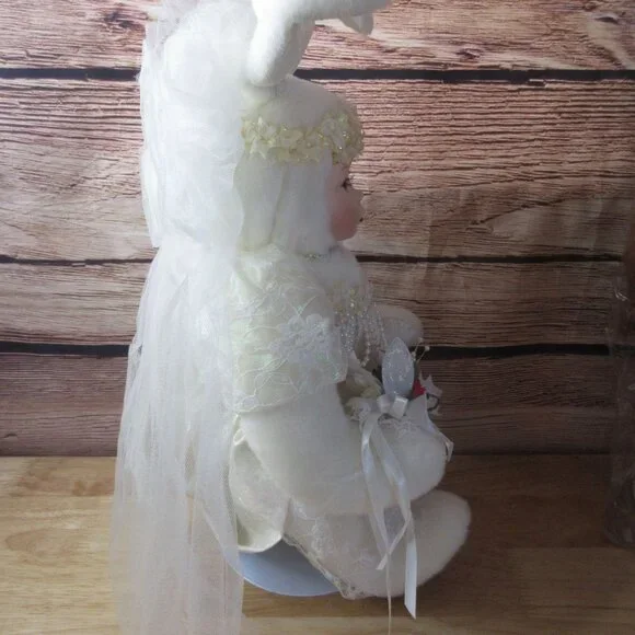 Marie Osmond Velveteen Rabbit Series 15" Porcelain Doll Posable Hands And Leg - Picture 6 of 8